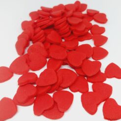 Sugar shape hearts 1cm