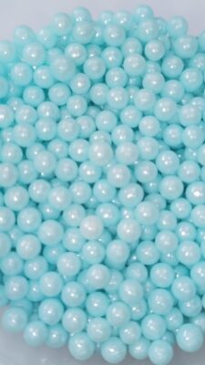 Blue Pearls - 4mm, 7mm